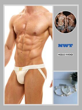 Modus Vivendi - Natural Plain Jockstrap - Natural Cream (M)